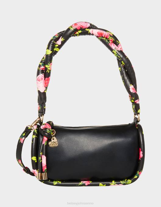 Betsey Johnson kvinner 4B8F260 tilbehør ikke få det vridd skulderveske svart