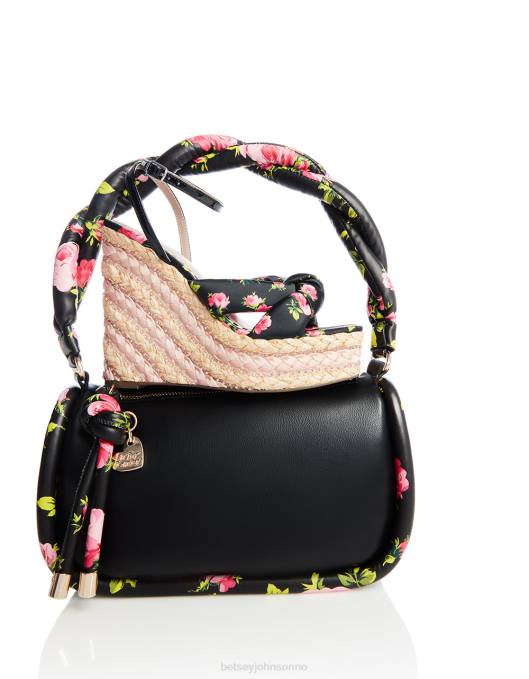 Betsey Johnson kvinner 4B8F260 tilbehør ikke få det vridd skulderveske svart