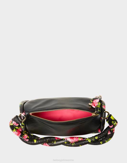 Betsey Johnson kvinner 4B8F260 tilbehør ikke få det vridd skulderveske svart