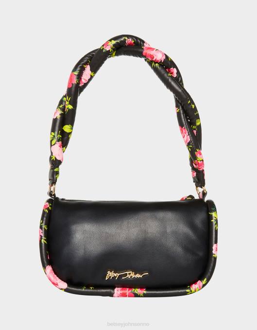 Betsey Johnson kvinner 4B8F260 tilbehør ikke få det vridd skulderveske svart