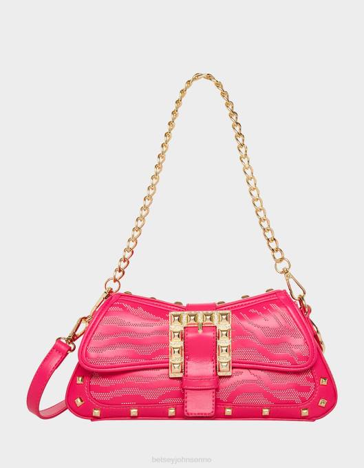 Betsey Johnson kvinner 4B8F261 tilbehør easy there tiger crossbody bag rosa