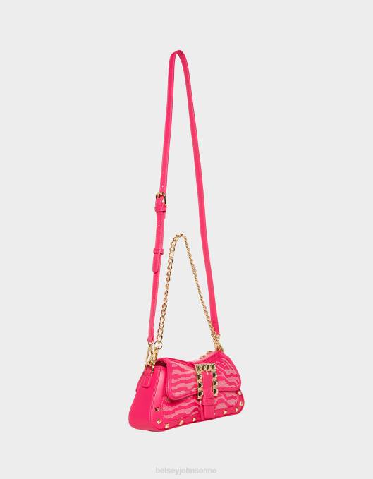 Betsey Johnson kvinner 4B8F261 tilbehør easy there tiger crossbody bag rosa