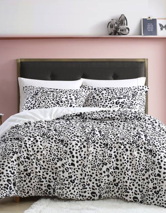 Betsey Johnson unisex 4B8F404 tilbehør full dronning dyne sett vann leopard