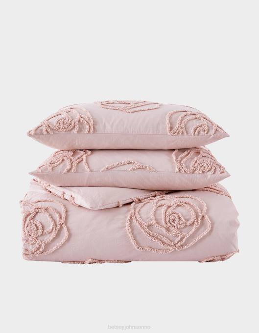 Betsey Johnson unisex 4B8F409 tilbehør rosa rose king dynetrekk bonussett multi