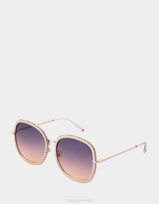 Betsey Johnson kvinner 4B8F379 tilbehør alt tilbehøret solbriller gull