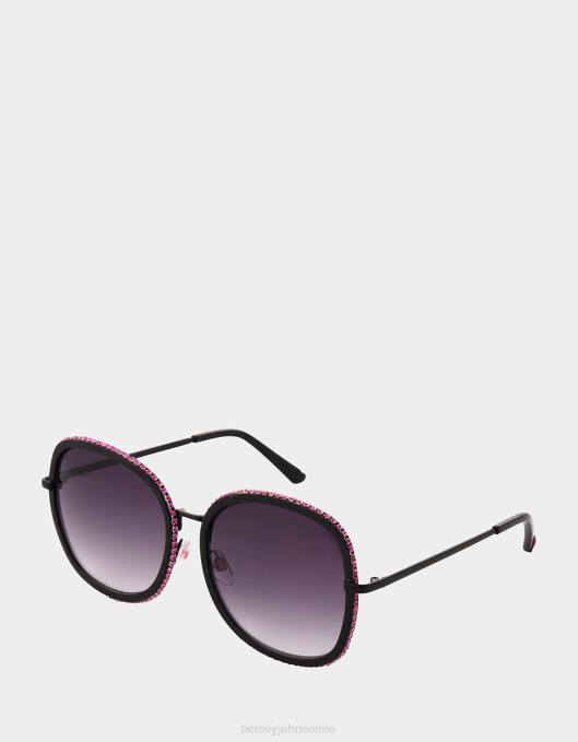 Betsey Johnson kvinner 4B8F383 tilbehør alt tilbehøret solbriller svart