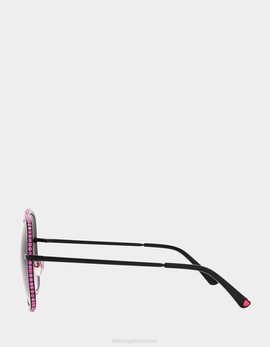 Betsey Johnson kvinner 4B8F383 tilbehør alt tilbehøret solbriller svart