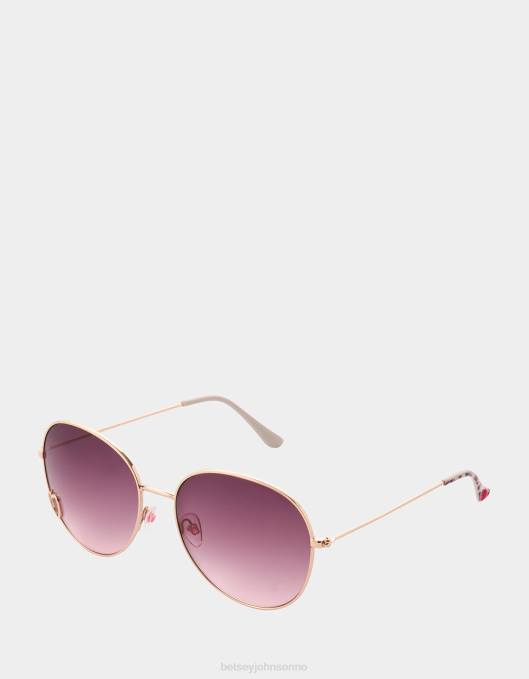 Betsey Johnson kvinner 4B8F384 tilbehør rundt byen solbriller rosa