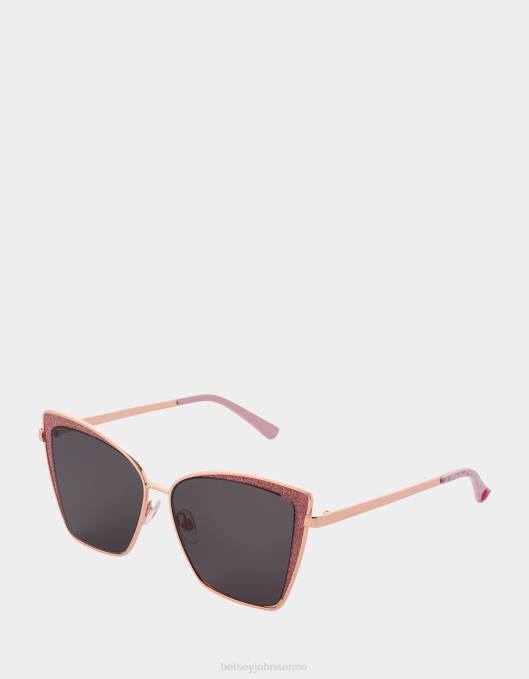 Betsey Johnson kvinner 4B8F387 tilbehør shine time solbriller rosa