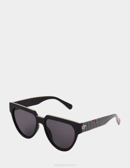 Betsey Johnson kvinner 4B8F393 tilbehør bevis positive solbriller svart