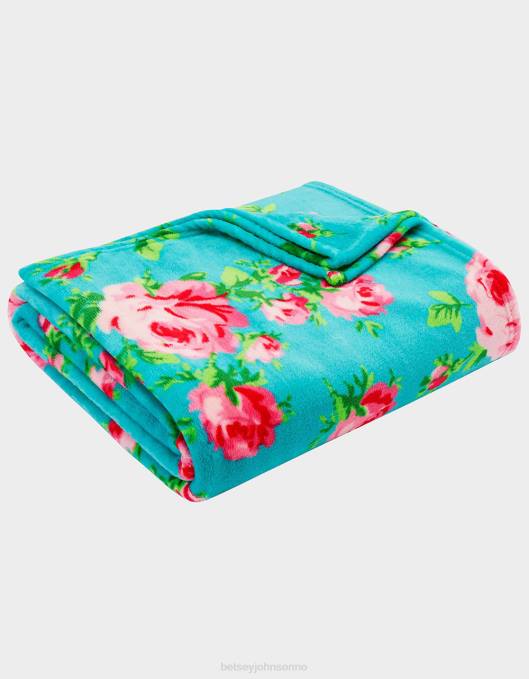 Betsey Johnson kvinner 4B8F397 tilbehør bukett dag aqua kaste teppe multi
