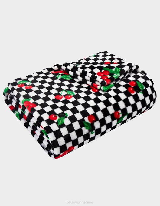 Betsey Johnson kvinner 4B8F398 tilbehør kirsebærsjakk rødt teppe multi