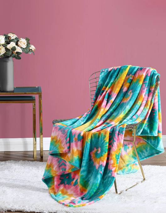 Betsey Johnson kvinner 4B8F403 tilbehør tie dye kjærlighet kaste teppe multi