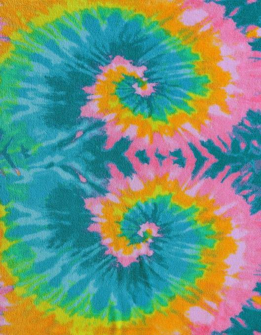 Betsey Johnson kvinner 4B8F403 tilbehør tie dye kjærlighet kaste teppe multi